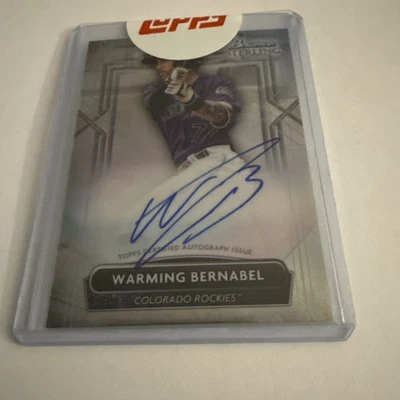 2022 Bowman Sterling Warming Bernabel Auto - Image 1 of 2