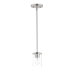 Maxim Lighting Corona 1 Light Mini Pendant, Satin Nickel - 90200CLSN - Picture 1 of 1