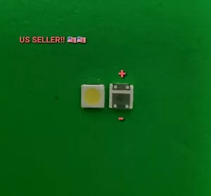 100pcs 3030 3v SMD Lamp Beads Cold White for LED TV Backlight Strip Repair - Picture 1 of 2
