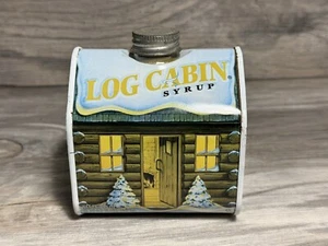 First Edition Vintage 2004 Log Cabin Syrup Collectable Tin with Lid-Q1 Unopened - Picture 1 of 7