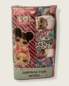 New Size 4 LOL SURPRISE Girls 7 Girls’ Underwear Panties Pack Cotton Briefs - Picture 1 of 2