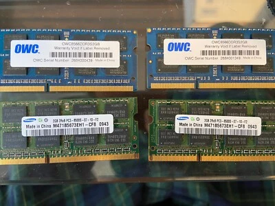 2GB EACH PC3-8500S-07-10-F2 FROM 2009 IMAC - Image 1 of 2