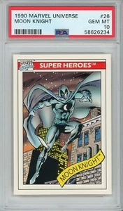 1990 Marvel Universe #26 Moon Knight PSA GEM 10 - Picture 1 of 2