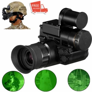NVG10 Night Vision Goggles Monocular 6x Zoom IP66 For Helmet Hunting Observation - Picture 1 of 18