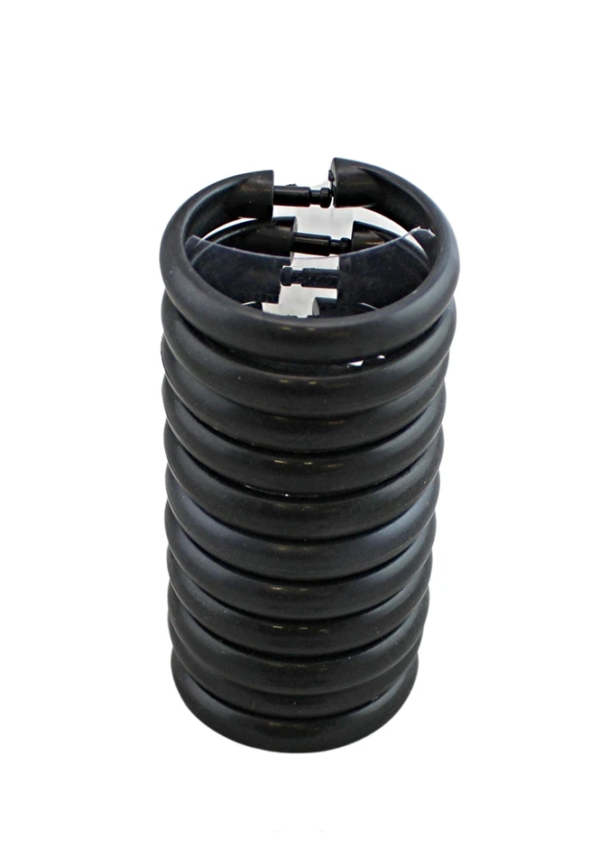 Magnetized PVC Shower Curtain Liner, Mildew Resistant, 70"x72", Hooks Optional - Image 1 of 4