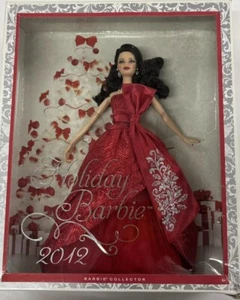 Barbie Doll Mattel "2012 Holiday Barbie" Raven Black Hair #W3538 2011 NRFB NIB - Picture 1 of 3