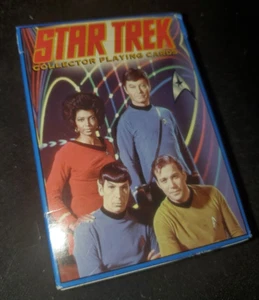 SERIE ORIGINAL STAR TREK: CARTAS 52 Cartas Poker Juego Deck Blackjack - Imagen 1 de 4