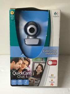 NEW Logitech Quickcam Video Chat Web Cam Skype Headset included