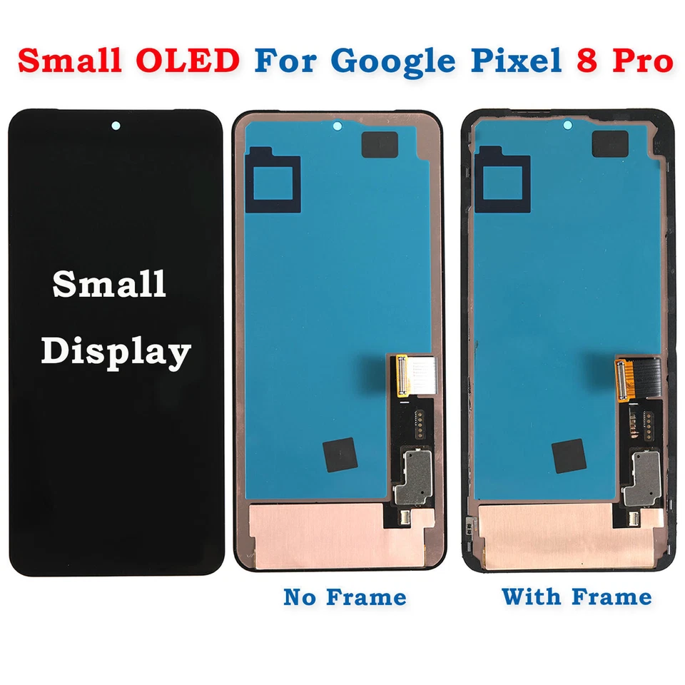 Small OLED Screen LCD Display Touch Panel Digitizer Parts For Google Pixel 8 Pro - Image 1 of 1