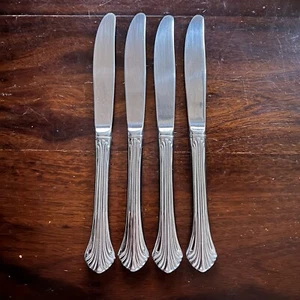  Gorham Quintette 18/10 Stainless Dinner Knife Flatware Silverware 4Pc Set - Picture 1 of 7
