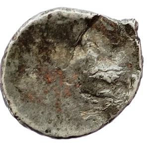 INDIA PRINCELY STATE OF MANIPUR 1 SEL XIX CENTURY 10mm BELL METAL CRUDE COIN - Picture 1 of 6