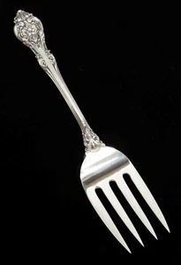 GORHAM KING EDWARD STERLING SILVER 100 GRAM 8 7/8" COLD MEAT SERVING FORK - Picture 1 of 4