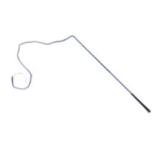 Valhoma 65" NEGRO STOCK CROP WHIP con 72" caña de fibra de vidrio mango de golf Popper - Imagen 1 de 1