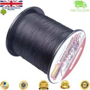 Super Dyneema 100-2000M 12-150LB trenza de pesca línea carpa ejército marcador de vástago negro - Imagen 1 de 3