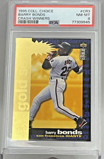 1995 Upper Deck Collector's Choice Crash Winners #CR3 Barry Bonds Gold PSA 8
