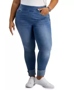 Tommy Hilfiger Plus Size TH Flex Gramercy Pull-On Skinny Jeans Women's 16W Multi - Picture 1 of 18