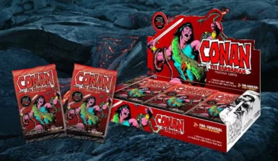 Caja de pasatiempos de tarjetas coleccionables Conan el Bárbaro (Cryptozoic 2024) (preventa) Foto 1 de 4