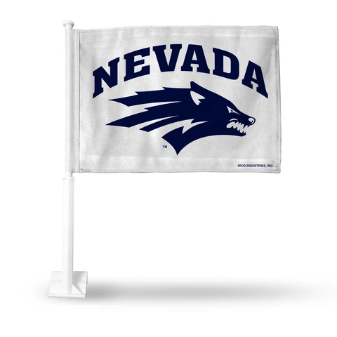 Nevada Reno Wolf Pack 11X14 Window Mount 2-Sided Car Flag Cover