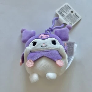 KUROMI KEYCHAIN PLUSH DANGLER TRINKET MINISO SANRIO COLLAB FRIENDS HELLO KITTY - Picture 1 of 2