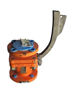 Xomox XLB12A PFA Lined Ball Valve, 150#, RF, NPS, 120PSI, 2" ID, 6" Flanged - Picture 1 of 13