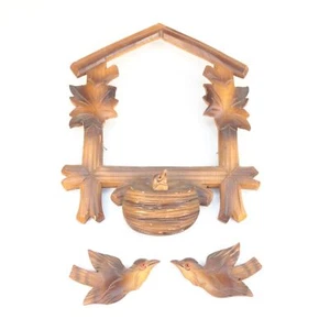 Cuckoo Clock Frame - Animated Clock Birds in Nest Frame with two Birds - RI254 - Picture 1 of 3