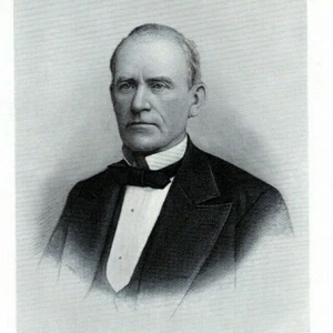 Gov. GOVE SAULSBURY HARRINGTON DELAWARE 1880s Portrait Steel Engraving Art Print - Picture 1 of 2