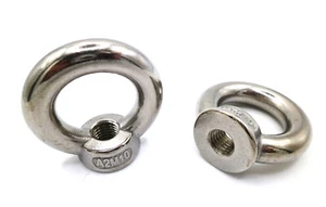 Ringmutter  Ösenmutter Muttern V2A DIN 582 Öse Ring   M5 M6 M8 M10 M12 M16 M20 - Bild 1 von 7