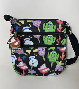 LOUNGEFLY GHOSTBUSTERS GHOST CANDY CROSSBODY SHOULDER BAG SLIMER STAY PUFT ZUUL - Picture 1 of 8