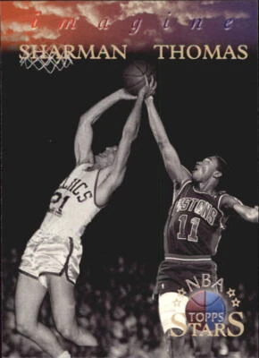 1996 Topps Stars Imagine Members Only Parallel #I15 Isiah Thomas Bill Sharman - Image 1 of 2