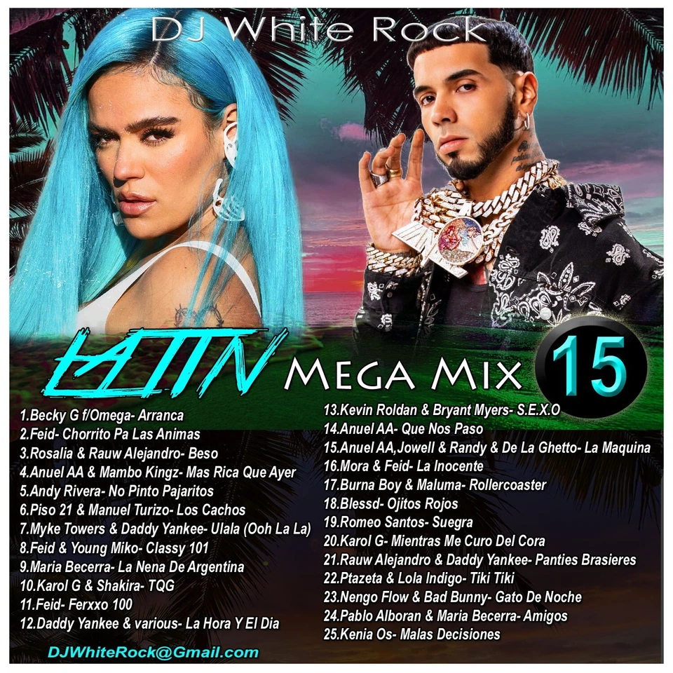 DJ White Rock Latin Mega Mix Pt.15 - Изображение 1 из 1