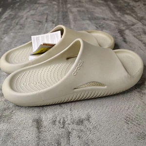 Crocs Mellow Recovery Slide Herren 6 Damen 8 Knochen offene Zehenpartie Komfort 208392-2Y2 Neu ohne Etikett - Bild 1 von 6