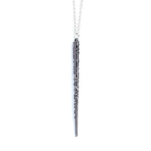 Harry Potter Hermione Magic Wand  Pendant Necklace Silver Chain - Bild 1 von 4