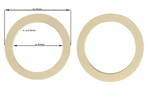 Ersatzdichtung für Espressokocher 2 TASSEN - 2 x Dichtungsring - Bild 1 von 1