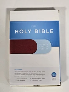 MEV Bible Thinline Reference Cranberry : Modern English Version - Foto 1 di 11