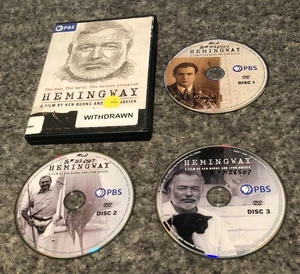 Hemingway: A Film by Ken Burns and Lynn Novick (DVD) PBS - Foto 1 di 3