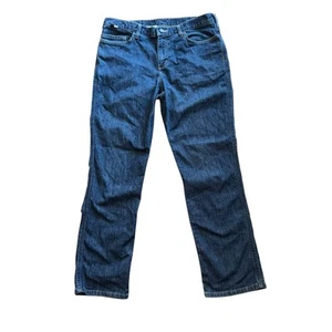 Carhartt Women FR Jeans 14 Regular Original Fit CAT 2 Flame Resistant Blue Denim - Picture 1 of 11