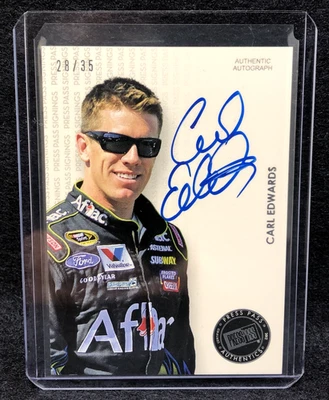 Carl Edwards 2013 Press Pass Racing Signings Autograph #28/35 - Image 1 of 2