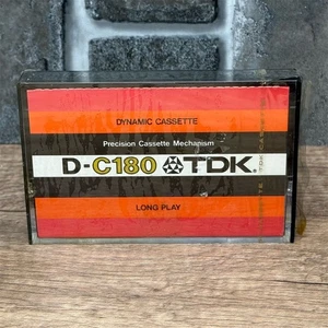 RARE TDK D-C180 Blank Audio Cassette Tape (Sealed) NOS! Neu! - Bild 1 von 5