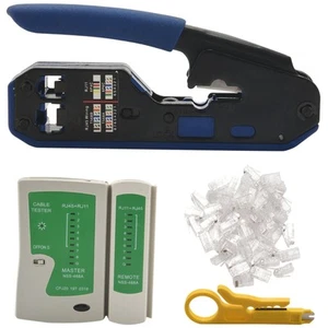 Netzwerk Kabel RJ45 Crimp Werkzeug Kit CAT5 CAT5E CAT6 Crimp Werkzeug Kit,5546 - Afbeelding 1 van 9