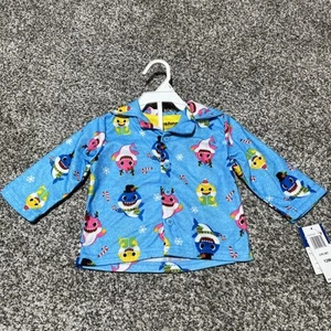 Nickelodeon Baby Shark Pinkfong 12 M Winter Christmas Long Sleeve Top Only - Picture 1 of 9