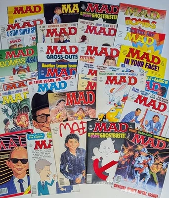 Vintage MAD Magazine Lot With Super Specials (27 Issues 1987–1994) Ghostbusters - Image 1 of 4