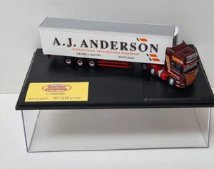 Die-Cast 1/76 Scale Model Oxford SCA05FR Anderson Scania R Series Topline Fridge - Picture 1 of 1