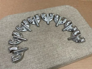 Slingerland Radio King 40s 50s Vintage Bass Drum Hoop Claw Set 8 Claws - Picture 1 of 6