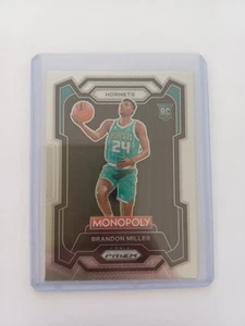 Brandon Miller 2023-24 Panini Prizm Monopoly Rookie RC #15 Charlotte Hornets - Picture 1 of 2