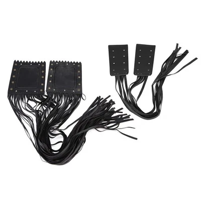 Stilvolle Fransen-Lenkergriffe Für Cruiser Chopper Bobber Custom Wasserdichte - Bild 1 von 4