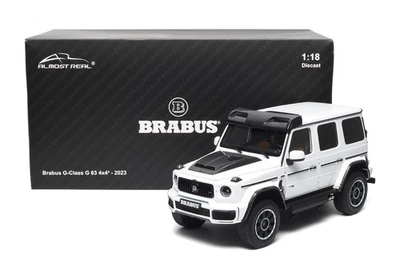 1:18 ALMOST REAL Brabus G-Class G 63 4X4 Diamond White 2023 ALM860542 - Immagine 1 di 2