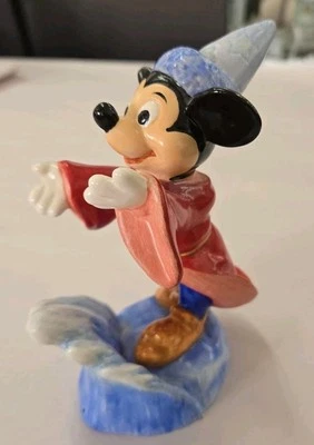 Figura De Colección Goebel Fantasía Mickey Mouse Hechicero Walt Disney (W. Alemania) Foto 1 de 4