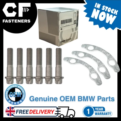 6x E30 E36 E46 E39 REAR AXLE INNER OUTPUT DRIVESHAFT BOLT KIT NEW GENUINE BMW - Image 1 of 4