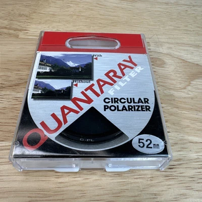 Quantaray Circular Polarizer 52mm Screw-In Filter C-PL Made in Japan - Image 1 of 4
