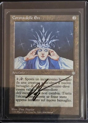 1995 Magic Ice Age Crown of Ages Auto Artist Proof Italian AP - Dan Frazier 1/50 - Image 1 of 2